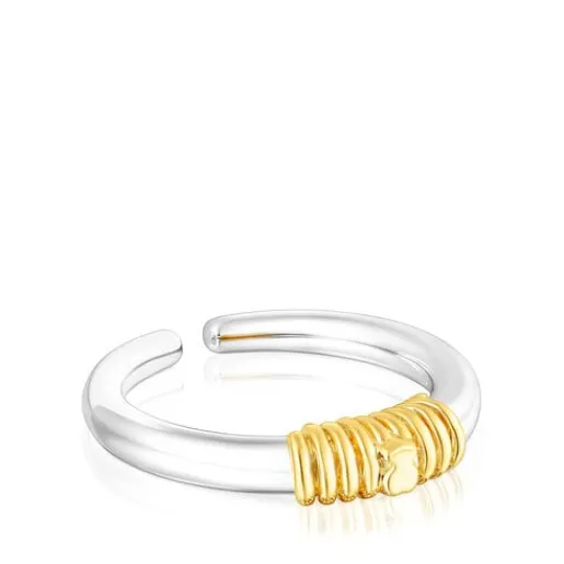 Anillo abierto bicolor Lure^TOUS