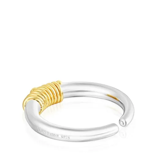 Anillo abierto bicolor Lure^TOUS