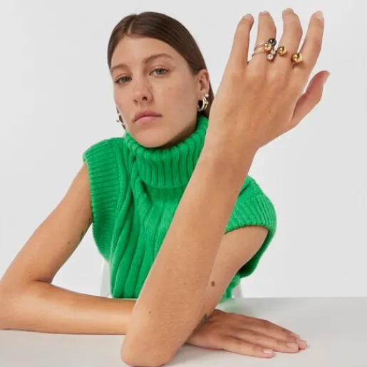 Anillo abierto bicolor Plump^TOUS Best