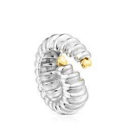 Anillo abierto bicolor Virtual Garden^TOUS Sale