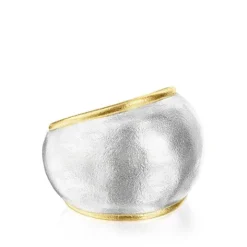 Anillo abombado bicolor Luah^TOUS Online