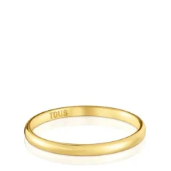 Anillo alianza de boda de oro media caña 2 mm Alianzas^TOUS Best