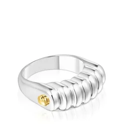 Anillo barra bicolor Virtual Garden^TOUS