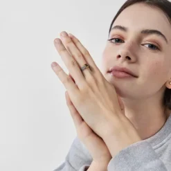 Anillo de acero y oro motivo oso Icon Mesh^TOUS Online