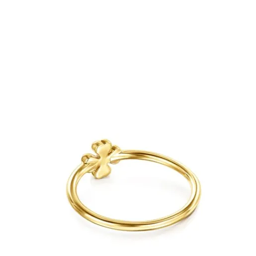 Anillo de oro y diamantes motivo trébol Good Vibes^TOUS Discount