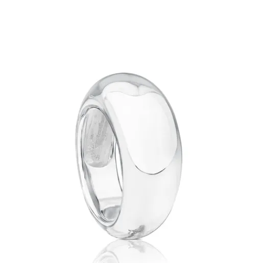Anillo de plata abombado Warm^TOUS New
