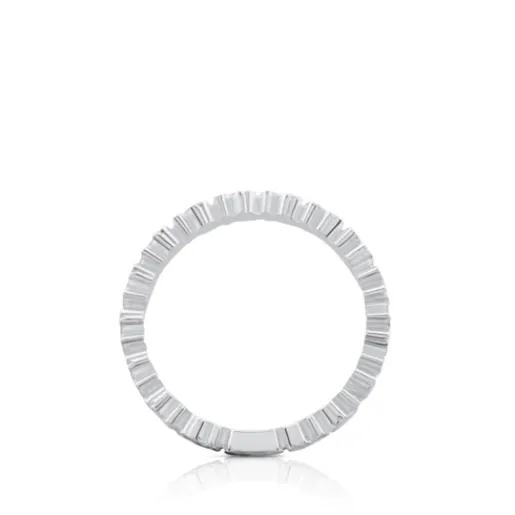 Anillo de plata motivos oso Straight^TOUS