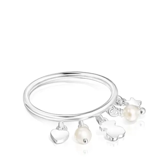 Anillo de y perlas motivos oso, corazón y estrella Cool Joy^TOUS Online