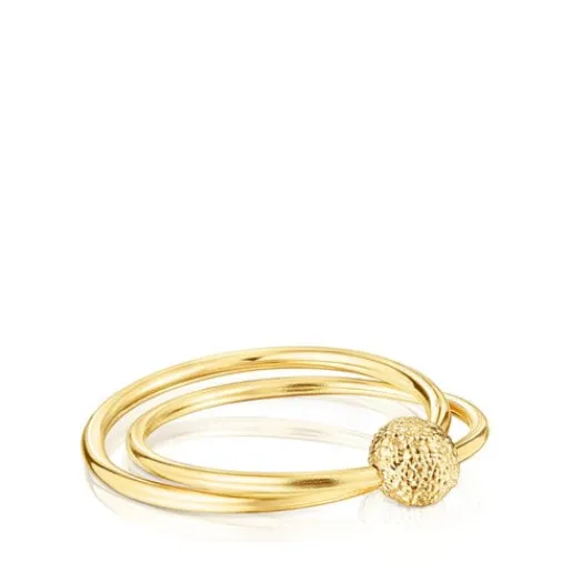 Anillo doble de oro Sylvan^TOUS