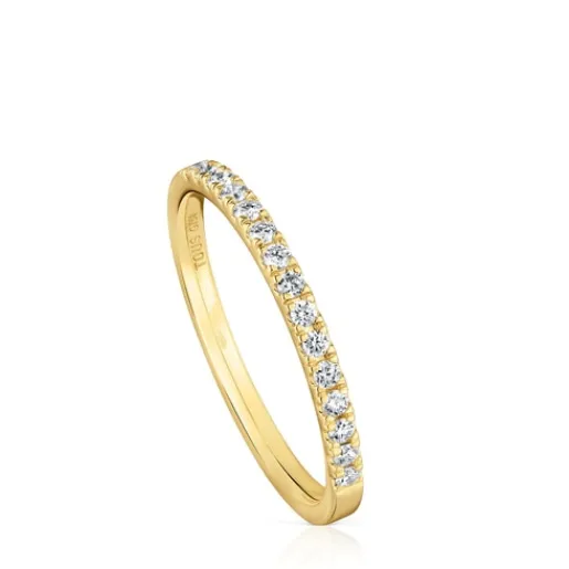Anillo media alianza mediana de con diamantes Les Classiques^TOUS Best