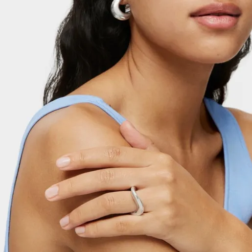 Anillo pequeño de plata Galia Basics^TOUS Sale
