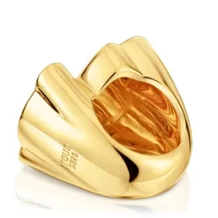 Anillo sello oso 30 mm con baño de oro 18 kt sobre plata Sweet Dolls^TOUS Discount