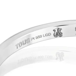 Anillo solitario de platino con diamante talla pera creado en laboratorio Les Classiques LGD^TOUS Sale