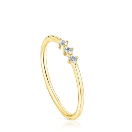 Anillo tira de y diamantes Les Classiques^TOUS