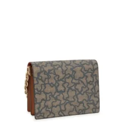 Bandolera mediana Audree Chain negra y beige Kaos Icon^TOUS New