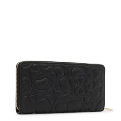Billetera de piel negra Greta^TOUS