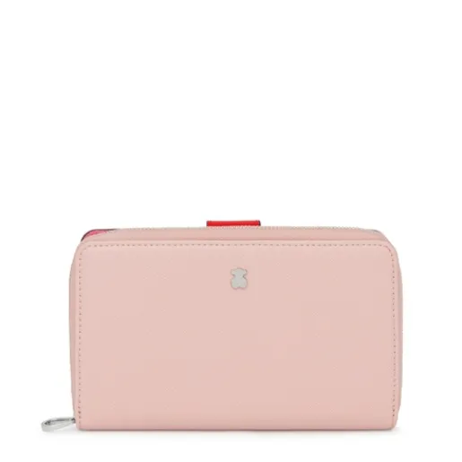 Billetera mediana New Dubai y beige^TOUS Hot