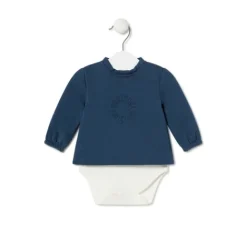 Body con jersey de bebé Trend marino^TOUS New