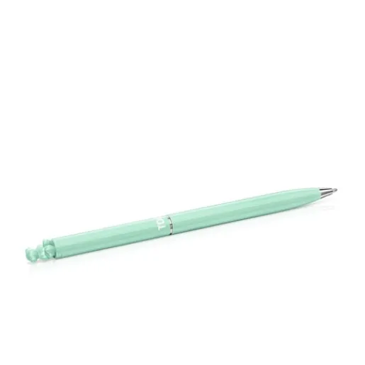 Bolígrafo cromado en color menta con oso Bold Bear^TOUS Discount