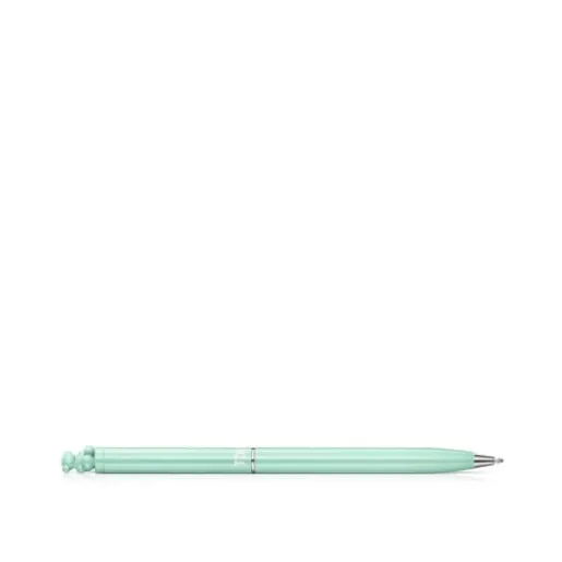 Bolígrafo cromado en color menta con oso Bold Bear^TOUS Discount