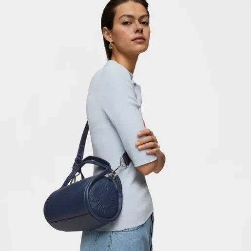 Bolso Duffle pequeño de piel marino Miranda^TOUS Hot