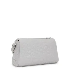 Bolso grande de piel gris Greta^TOUS Hot