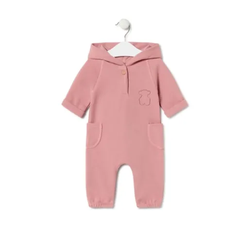 Buzo con capucha de bebé Icon rosa^TOUS Online