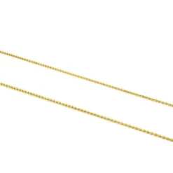 Cadena mediana con baño de oro de 18 kt sobre plata de bolas de 1,8 mm, 50 cm Chain^TOUS Outlet