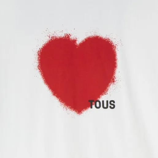 Camiseta de manga corta roja Motifs Spray M^TOUS Online