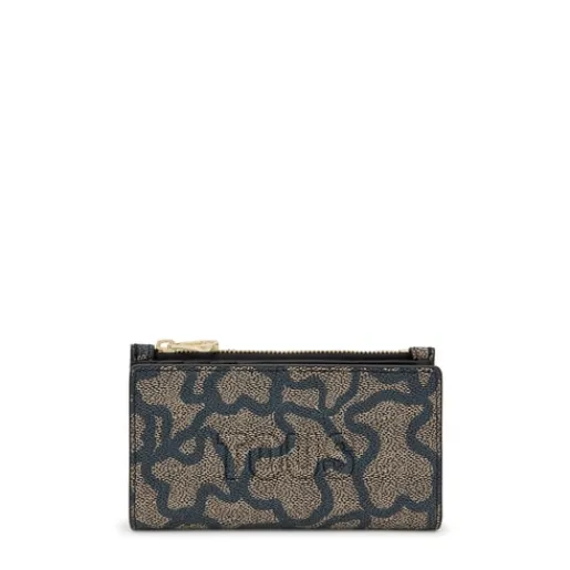 Cartera Flat negra Kaos Icon^TOUS Hot