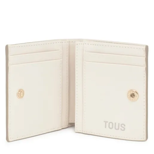 Cartera pequeña beige Kaos Mini Lines^TOUS Hot