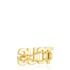 Clip de IPG dorado Logo^TOUS New