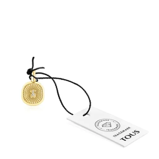 Colgante de con diamantes 0,01 ct Oursin^TOUS Sale