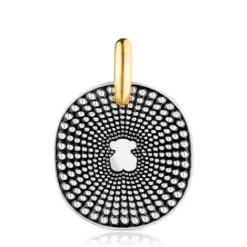 Colgante grande bicolor Oursin^TOUS Discount