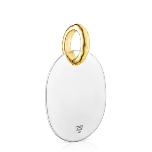 Colgante grande bicolor Oursin^TOUS Discount
