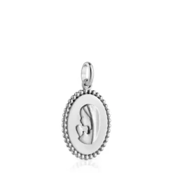 Colgante medalla de plata Devoción^TOUS Online