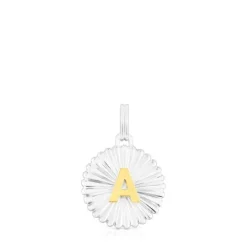 Colgante medalla letra A bicolor Alphabet^TOUS Sale