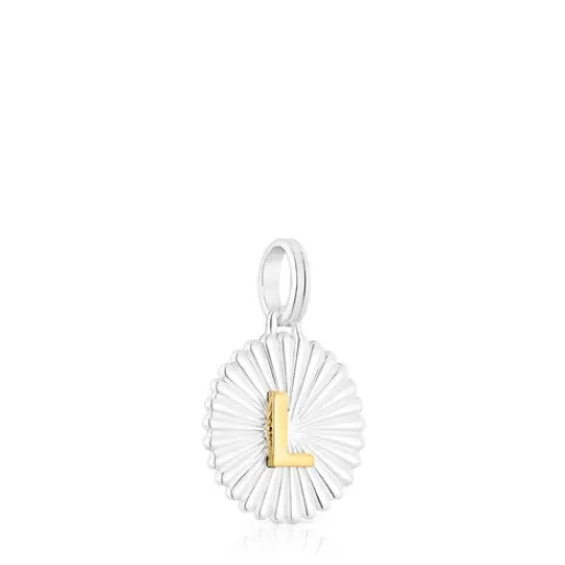 Colgante medalla letra L bicolor Alphabet^TOUS Clearance