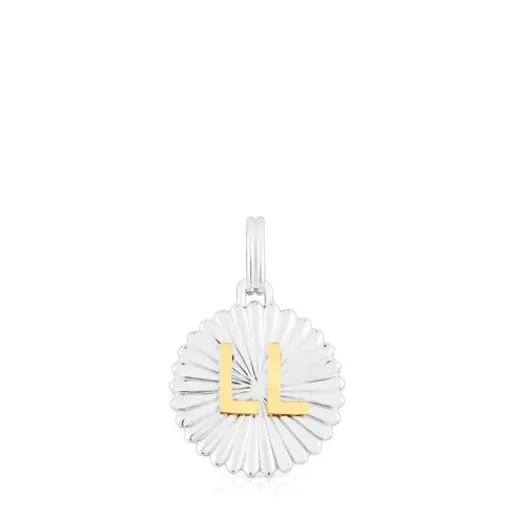 Colgante medalla letra LL bicolor Alphabet^TOUS Discount