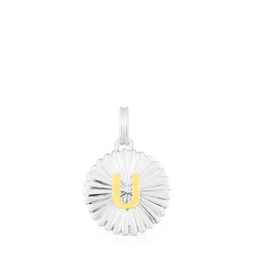 Colgante medalla letra U bicolor Alphabet^TOUS Sale