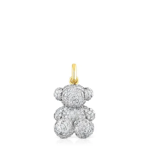 Colgante oso de diamantes de 1,30 ct y oro Bold Bear^TOUS Online