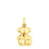 Colgante oso mediano con baño de oro 18 kt sobre plata Bold Bear^TOUS New