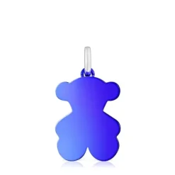 Colgante oso mediano de acero en color azul Sweet Dolls^TOUS Hot