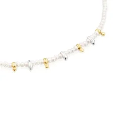 Collar bicolor con perlas cultivadas y motivos Virtual Garden^TOUS Clearance