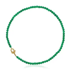 Collar con baño de oro 18 kt sobre plata y calcedonias tratadas MANIFESTO^TOUS Discount