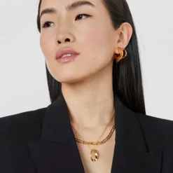 Collar con baño de oro 18 kt sobre plata Gregal^TOUS Sale