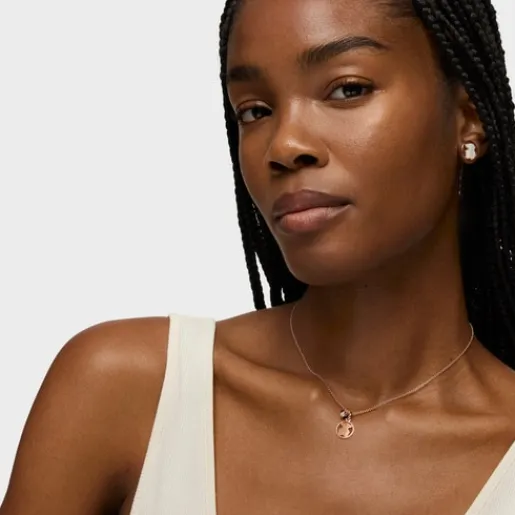 Collar con baño de oro rosa 18 kt sobre plata y ónix, rubí tratado y perla cultivada Camille^TOUS Best