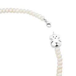 Collar con perlas cultivadas y oso de Sweet Dolls^TOUS Best