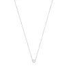 Collar corazón de oro blanco y diamantes Les Classiques^TOUS Discount
