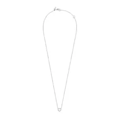 Collar corazón de oro blanco y diamantes Les Classiques^TOUS Discount